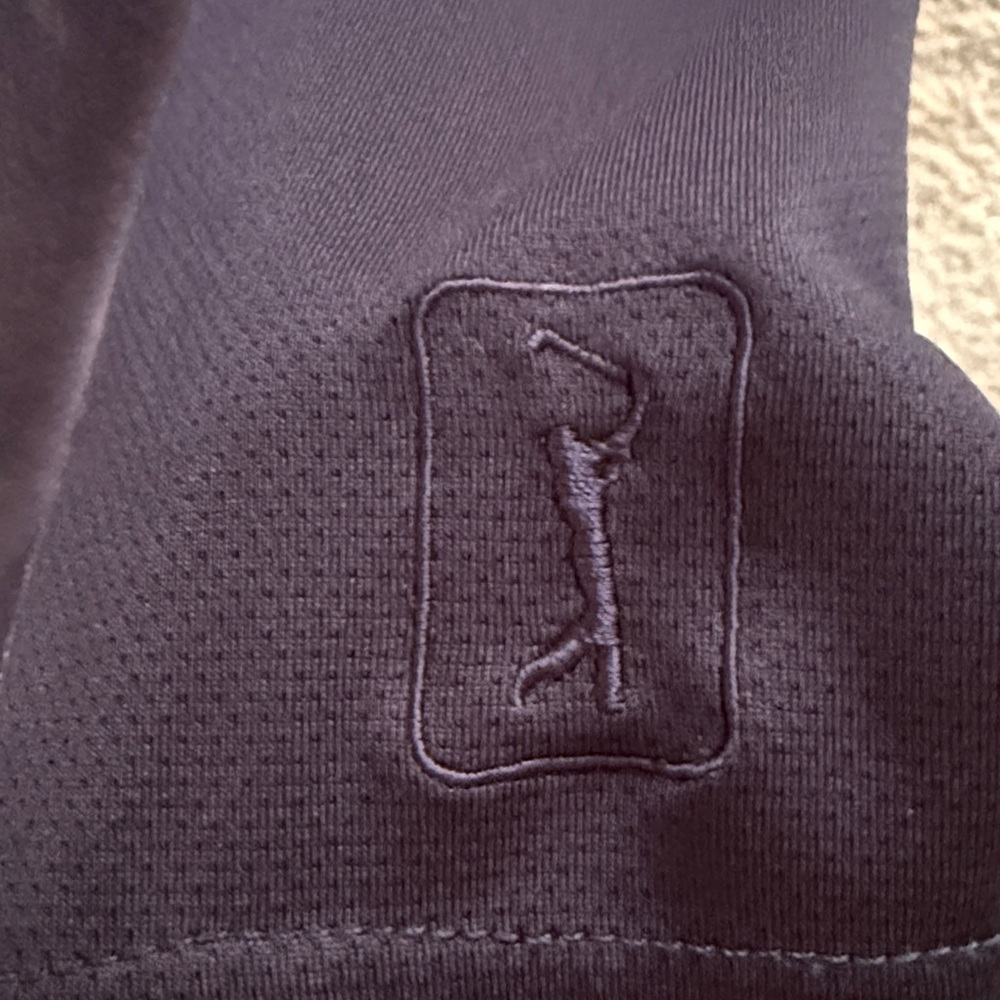 Men's PGA Navy Golf Shirt - Picture 4 of 5